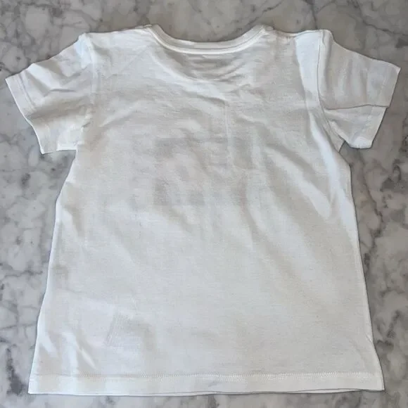 Gucci White and Green Short Sleeve Tees 36M - Picture 6 of 7